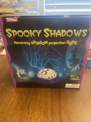 Spooky Shadows Projection Light Halloween Witch Graveyard 1997 NIB