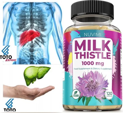 Extracto De Cardo Mariano 1000 Mg (Silimarina) Capsulas Blandas 120 Unidades ys.
