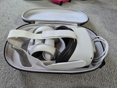 Meta Quest 2 Virtual Reality Headset 256GB.  With Carrying Case