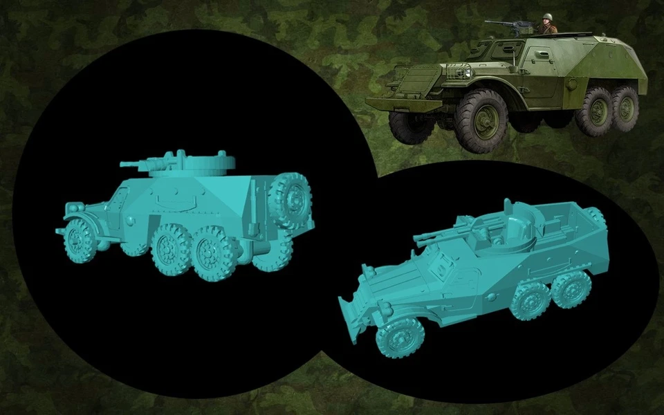 Kit maqueta para montar y pintar - Vehículo militar . BTR-152A - 1/72 - Imagen 2 de 2