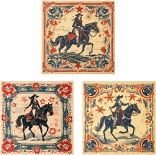 22"x22" Multi-Purpose 100 Cotton Bandana Face Mask 3-Pack 