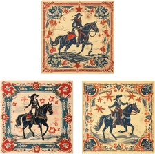 22"x22" Multi-Purpose 100% Cotton Bandana Face Mask(3-Pack)