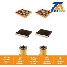 Air Cabin Engine Cartridge Oil Filters (6 Total) Kit For Buick LaCrosse Malibu