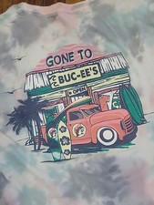 Buc-ee's Gone to Bucees Tie Dye boys T Shirt Medium