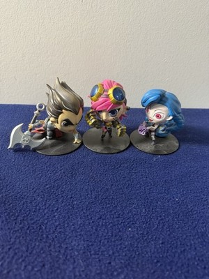 League of Legends Riot Official Figure Lot Jinx Vi Darius Mini Figures Arcane