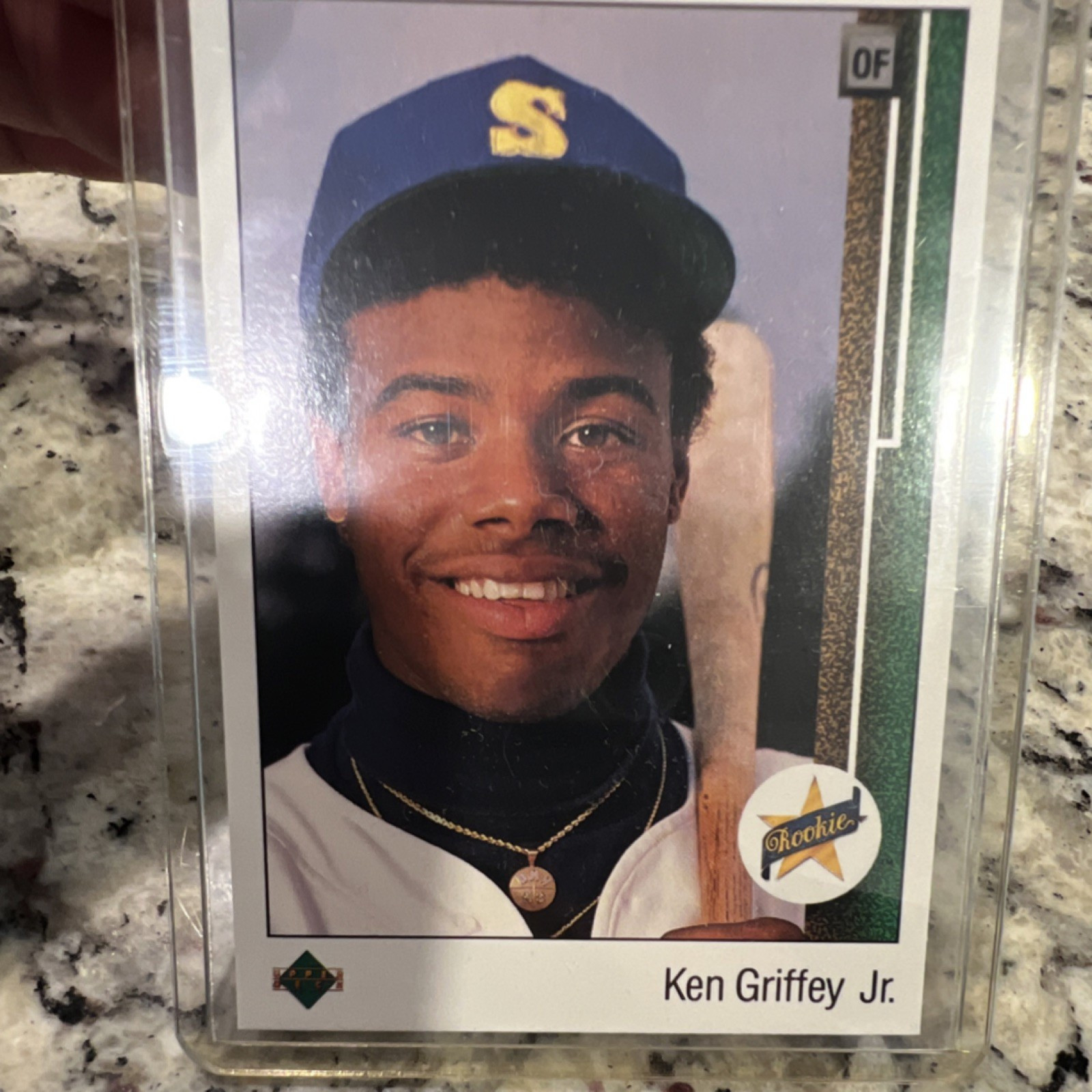 Upper Deck 1989 Ken Griffey Jr. #1 Rookie Star Seattle Mariners BB Card - mint!