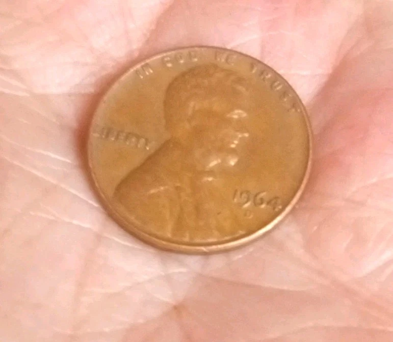 1964 D Lincoln Penny RARE  - “L” Liberty on edge Error - 3.13 G COPPER - Image 3 of 3