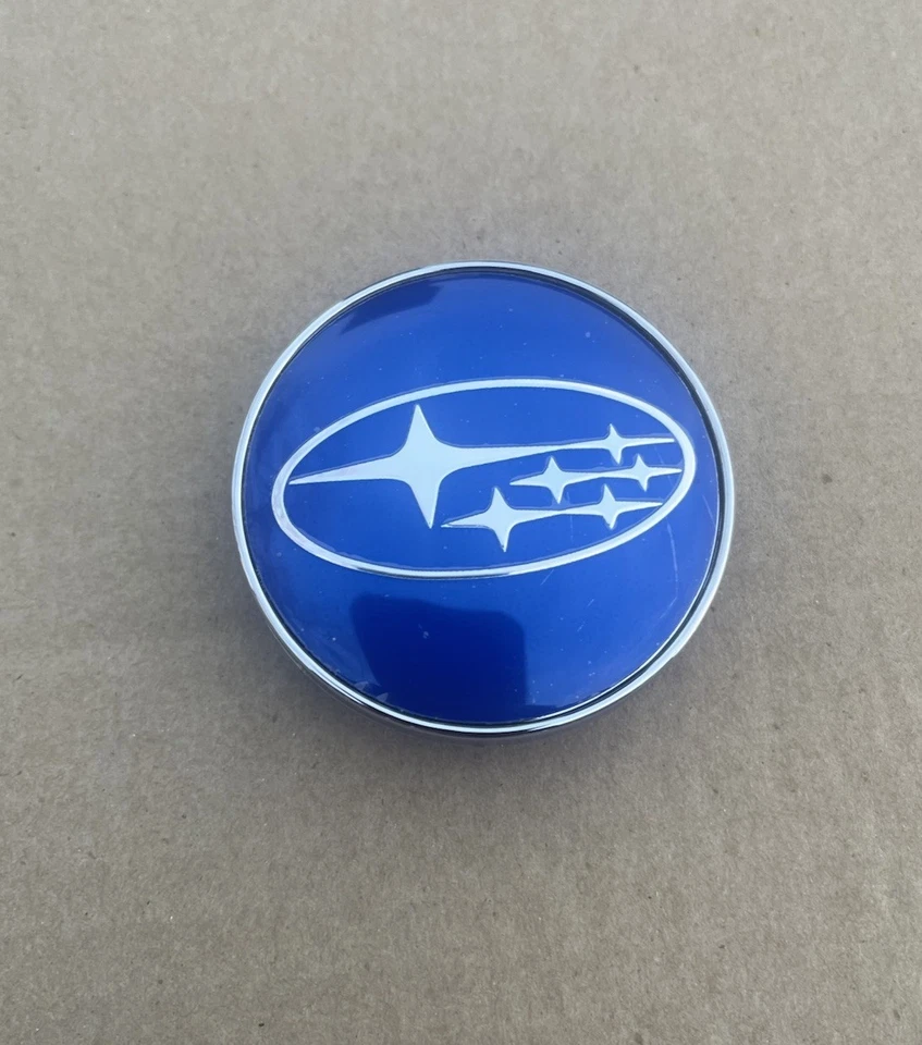 Set Of 4 Subaru Wheel Center Cap, Glossy Blue, 28821SA030 - Image 4 of 4
