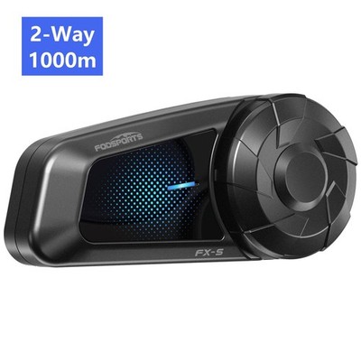 Fodsports FX-S Motorcycle Bluetooth Headset V5.4 Helmet Intercom 2-Way 1000m