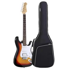 Electric Guitar Case - Electric Guitar Gig Bag 0.4 Inch Thick Padding Backpac...