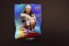 2017-18 UD MVP Hockey Colors and Contours Level 1 Blue Die-Cut Cam Fowler #167
