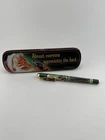 Vintage Coca-Cola Tin with Coca-Cola Ink Pen -  Santa Claus - 1995 - Never Used