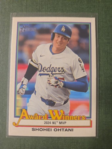 2025 Topps Heritage High Number - Award Winners Shohei Ohtani #AW-1