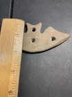 INDIAN ARTIFACT WINGED GORGET PENDANT-4 HOLE-SLATE-FOUND IN BARREN COUNTY,  KY — photo 3