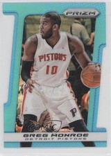 2013-14 Panini Prizm Light Blue Prizm Die-Cut 169/199 Greg Monroe #156 1v7