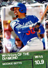 2020 Topps Warriors of the Diamond Black  #WOD-32  Mookie Betts #D / 299