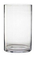 Dekoglas Vase Zylinder H. 20Cm D. 18,5Cm Glas Klar Rund Rudolph Keramik