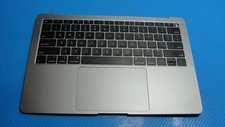 MacBook Air 13" A1932 2018 MRE82LL/A Top Case Palmrest NO Battery Gray 661-12592