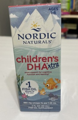 Nordic Naturals Children's DHA Xtra - Concentrated Omega-3 for Kids, Berry, 2 oz
