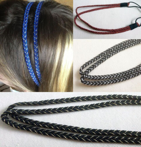 Lovely Rope Style Elasticated Headband  Hairband,  Hair Accessories Ladies Gift - Afbeelding 1 van 5