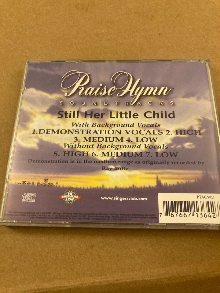 Still Her Little Child by Praise Hymn Soundtracks (CD, 1998) Foto 2 de 4
