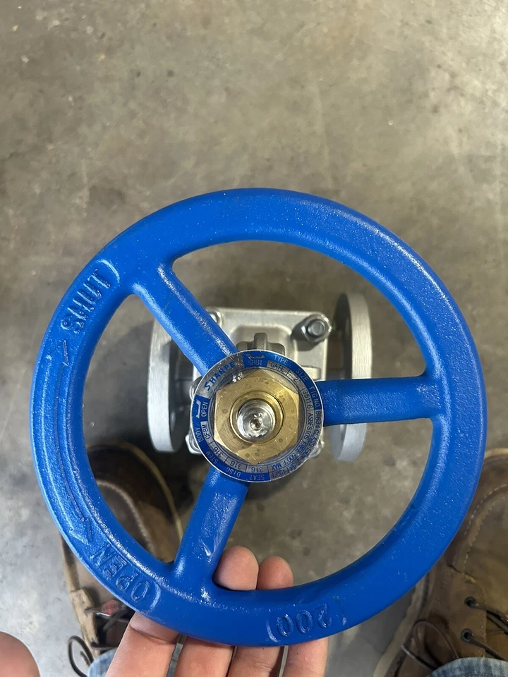 SHARPE 35116 CLASS-150 2" FLANGED GATE VALVE CF8M STAINLESS STEEL - Image 4 of 4