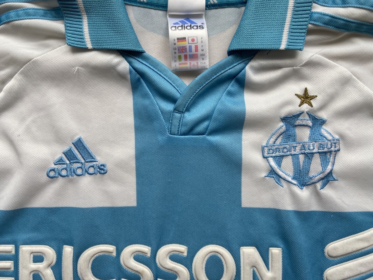 adidas 新品・超希少 2001 オリンピック・マルセイユ シャツ OLYMPIQUE MARSEILLE 2000 2001 HOME SHIRT JERSEY ADIDAS