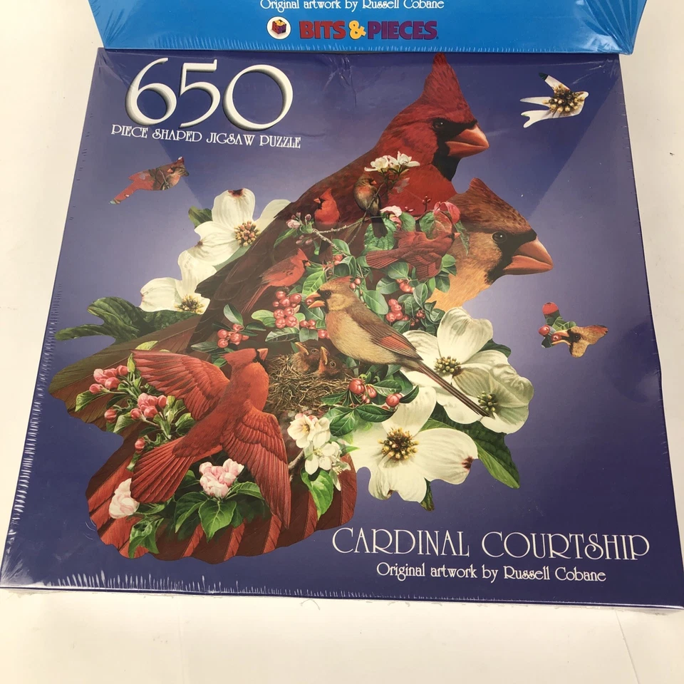 2 x NUEVO Rompecabezas Russell Cobane COURTHIP Colibrí 650 Piezas 20x27 Foto 3 de 4