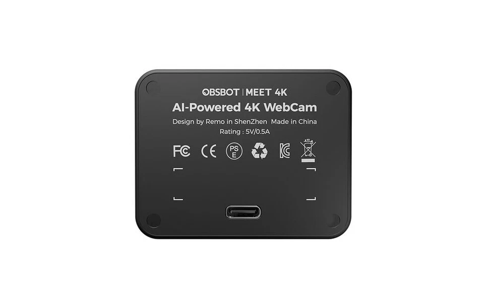 Obsbot Meet Webcam Webkamera 4K AI-Powered UHD 4K 3840x2160 Pixel KI-Gesteuert - Bild 2 von 4