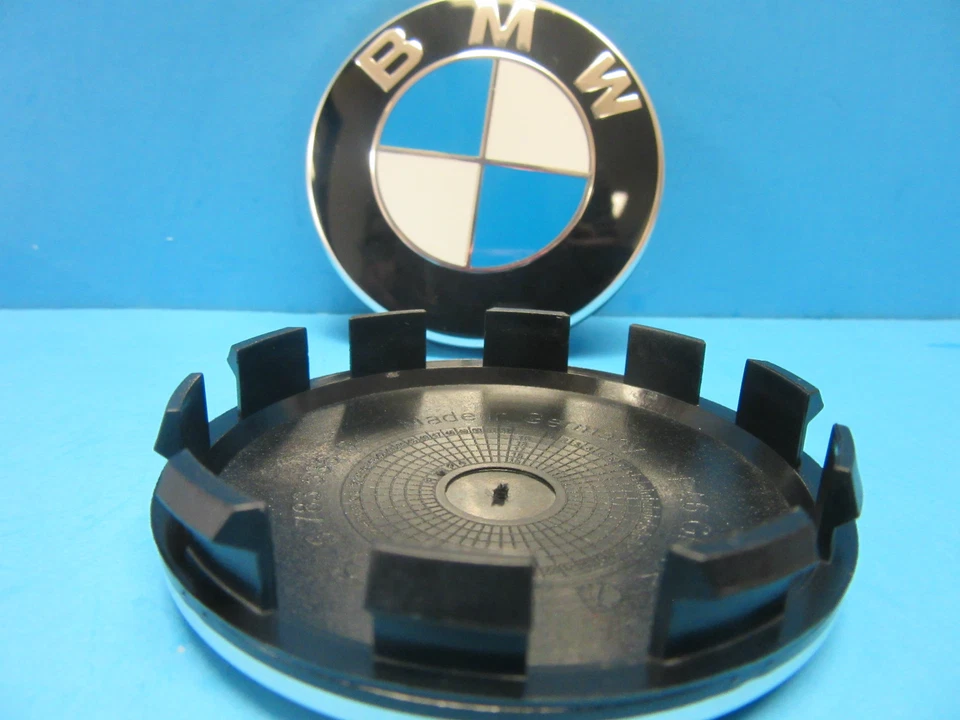 4 tapa central de rueda genuina y emblemas para BMW OEM # 36136783536 67 mm 2,7"  Foto 2 de 4