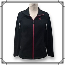 SPYDER Athletic Sweater Jacket - Black & Red;...
