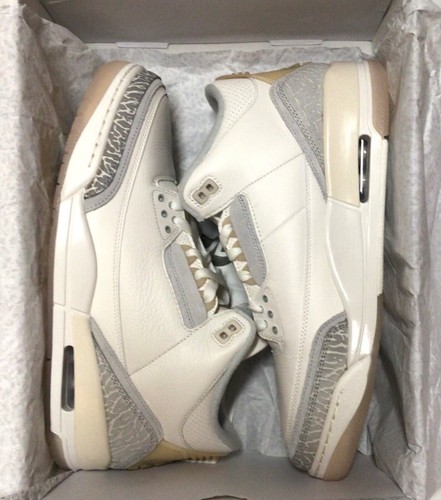 Nike Air Jordan 3 Retro Craft Elfenbein/Grau Weiß (FJ9579-100) Herren Größe 10,5 - Bild 5 von 11