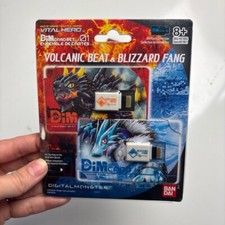 Bandai Namco Digimon Vital Hero DIM Card Pack Volcanic Beat Blizzard Fang