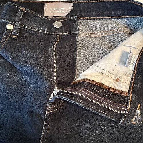 Everlane The High Rise Skinny Jean Women’s Size 28 Reg Dark Wash Stretch - Picture 7 of 14