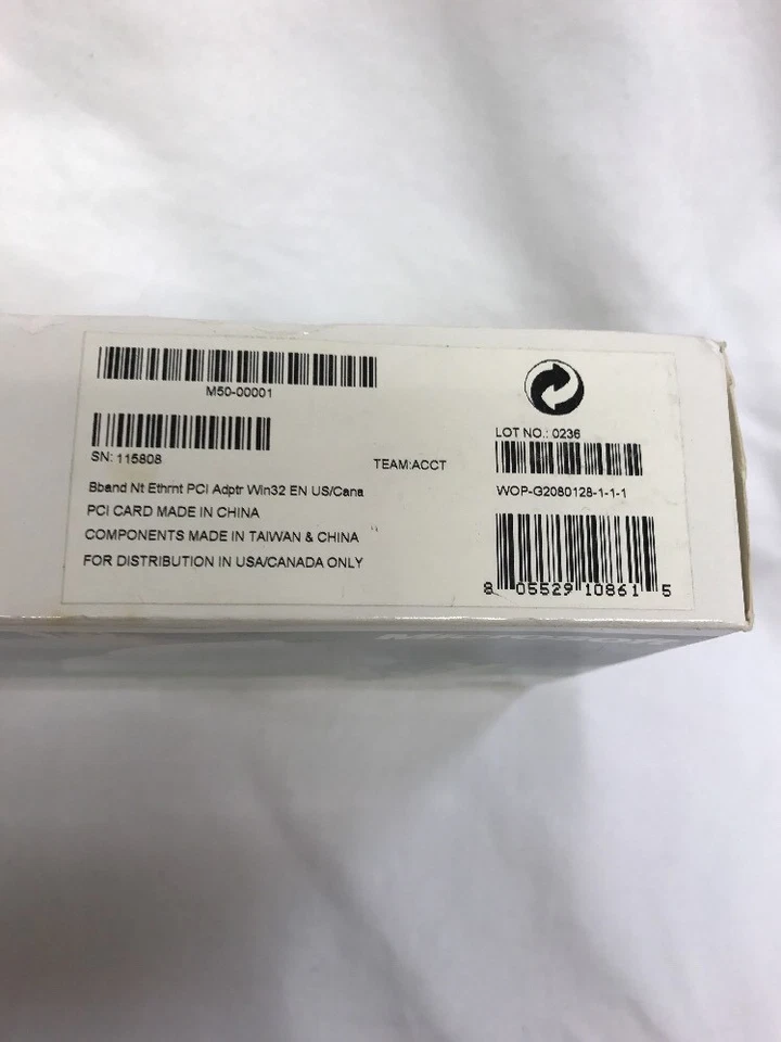 Sealed Microsoft Ethernet PCI Adapter MN-130 10/100 Broadband Networking - Image 2 of 4