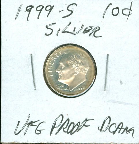 1999 S SILVER  ROOSEVELT DIME ULTRA FINEST PROOF DCAM
