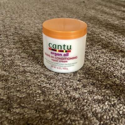 Cantu Arganöl Leave-In Conditioning Repair Creme schützt das Haar vor Schäden 453g