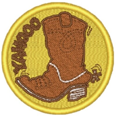 Trend Scratch and Sniff Sticker Machine Embroidered Patch **NOT THE STICKER**
