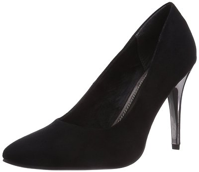 Marco Tozzi Damen-Pumps UK 3 & 4 schwarz hoher Absatz Stiletto spitz zulaufend