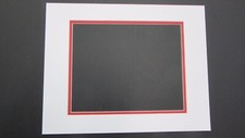 Picture Frame Mat 20x24 for 16x20 photo White with Red liner