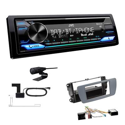JVC CD-Receiver Radio DAB BT für Seat Ibiza IV Ibiza IV ST conemaragrau Canbus