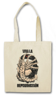 VIVA LA REPRODUCCIÓN STOFFTASCHE Face Hugger Fun Alien Aliens Che Guevara