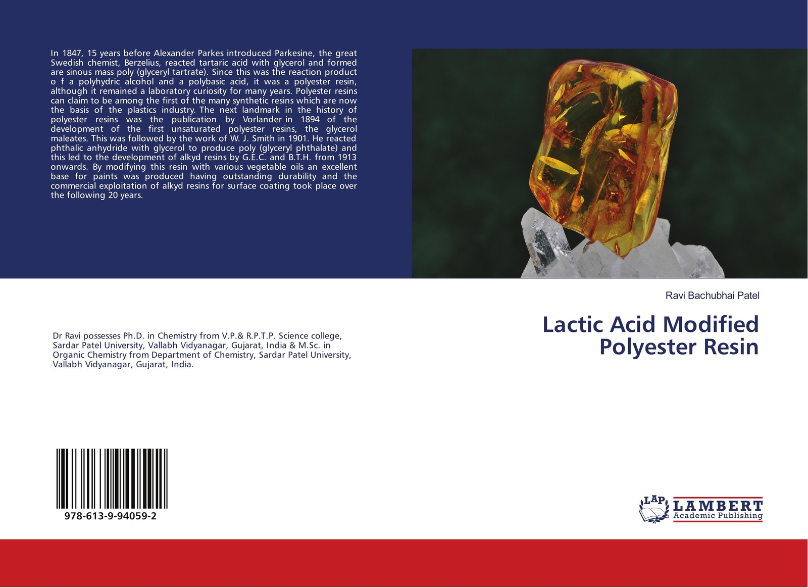 Thumbnail - Lactic Acid Modified Polyester Resin | Ravi Bachubhai Patel | Englisch