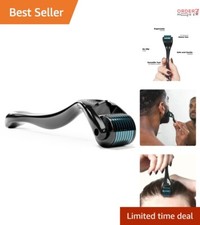 Versatile Microneedle Roller for Hair, Beard Facial Beauty - Travel-Friendly