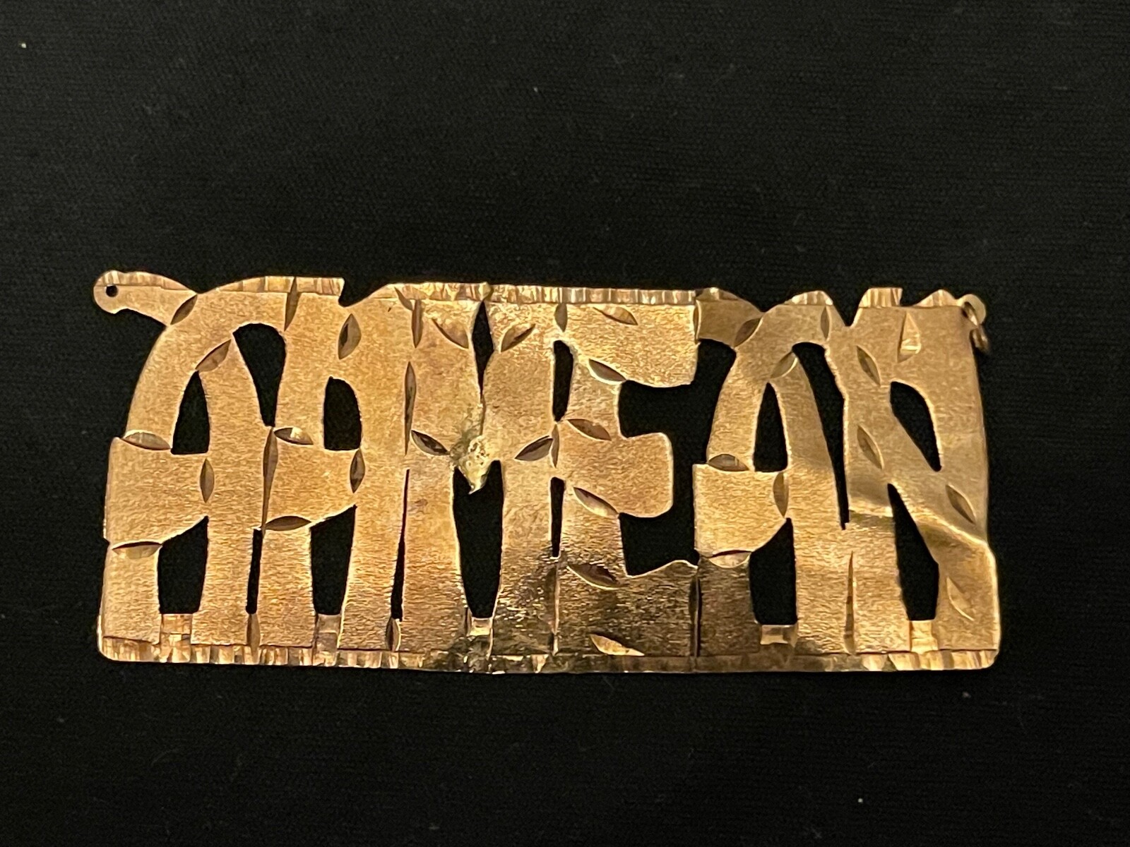 14K Solid Yellow Gold Handmade Personalized Custo… - image 1