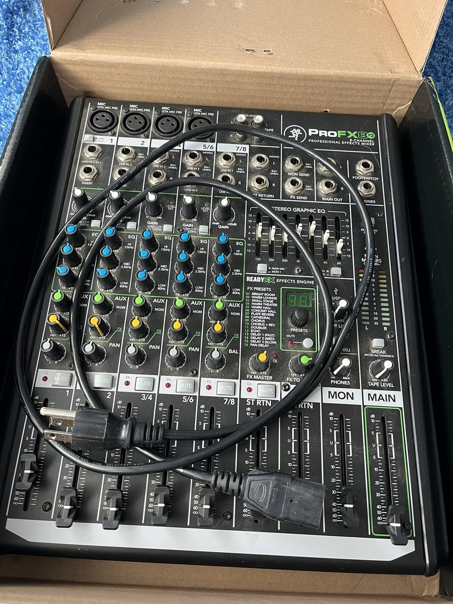 Mackie PROFX8V2 8-Channel Professional Effects Mixer for sale