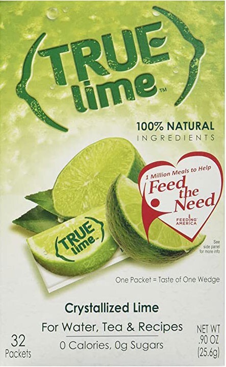 True Lime Crystallized Lime 32 Packets Net oz UK