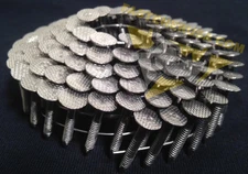 1 x .120 Ringshank 304 Stainless Steel Coil Roofing Nails 1800ct