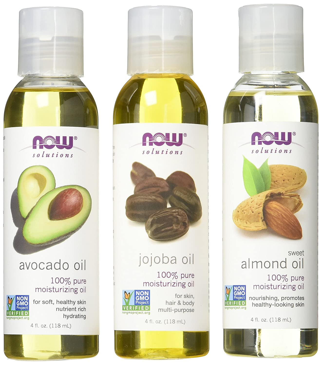 S Sampler: Sweet Almond, Avocado, And Jojoba Oils - 4oz.