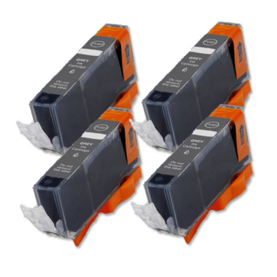 4 PK GRAY Ink Cartridge plus chip for CLI-226GY Pixma MG6120 MG6220 MG8120